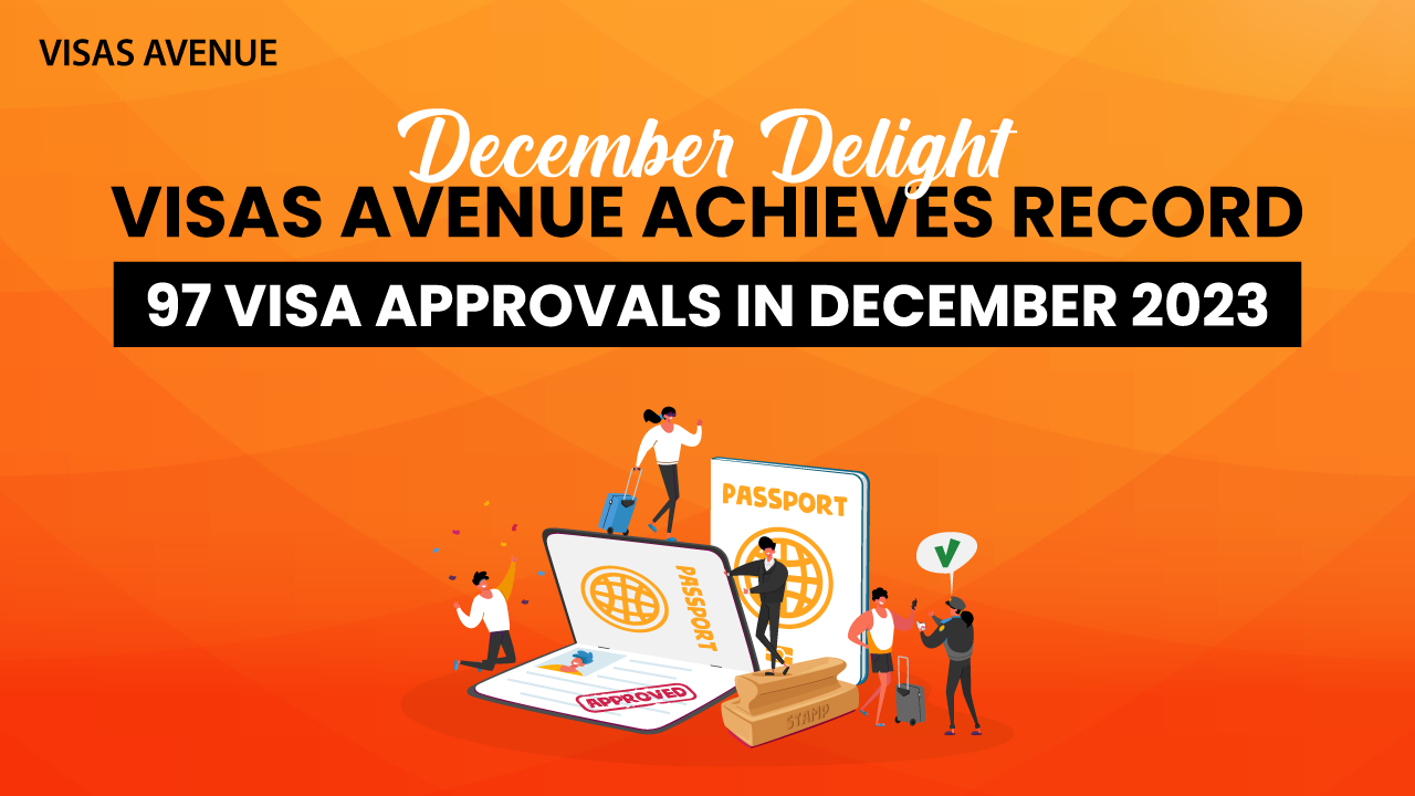 Visas Avenue Achieves Record 97 Visa Approvals in December 2023