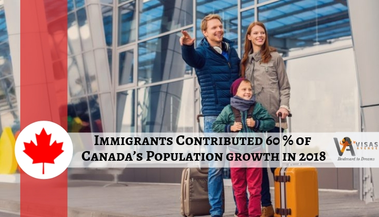 New Immigrants Account for over 60 percent Population growth in Canada in 2018- Apply PR now