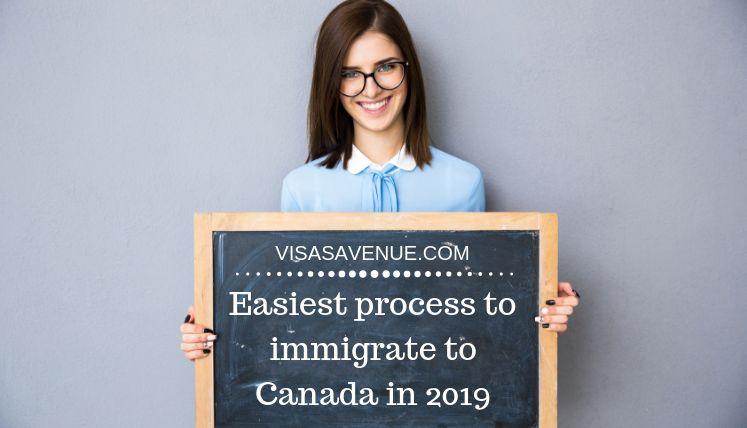 What is the easiest process to immigrate to Canada from India in 2019?