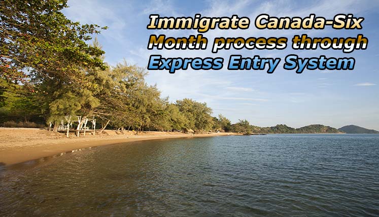 Immigration to Canada- Its Just the Six Month Process via Express Entry