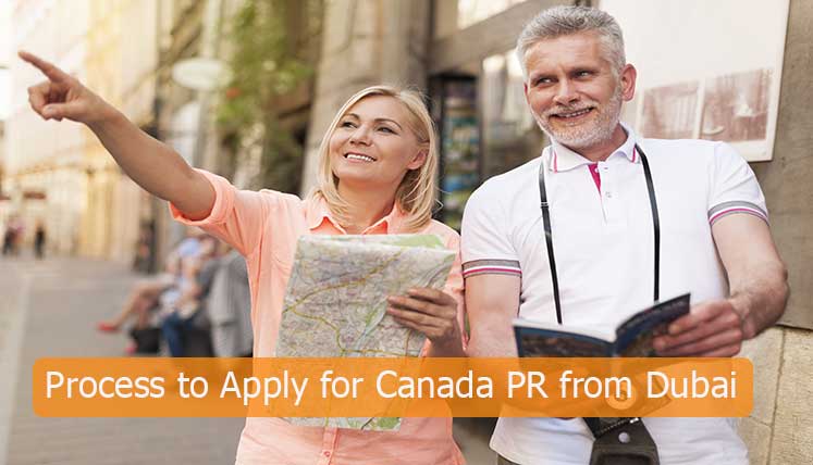 What is the process to apply for Canada PR from Dubai?