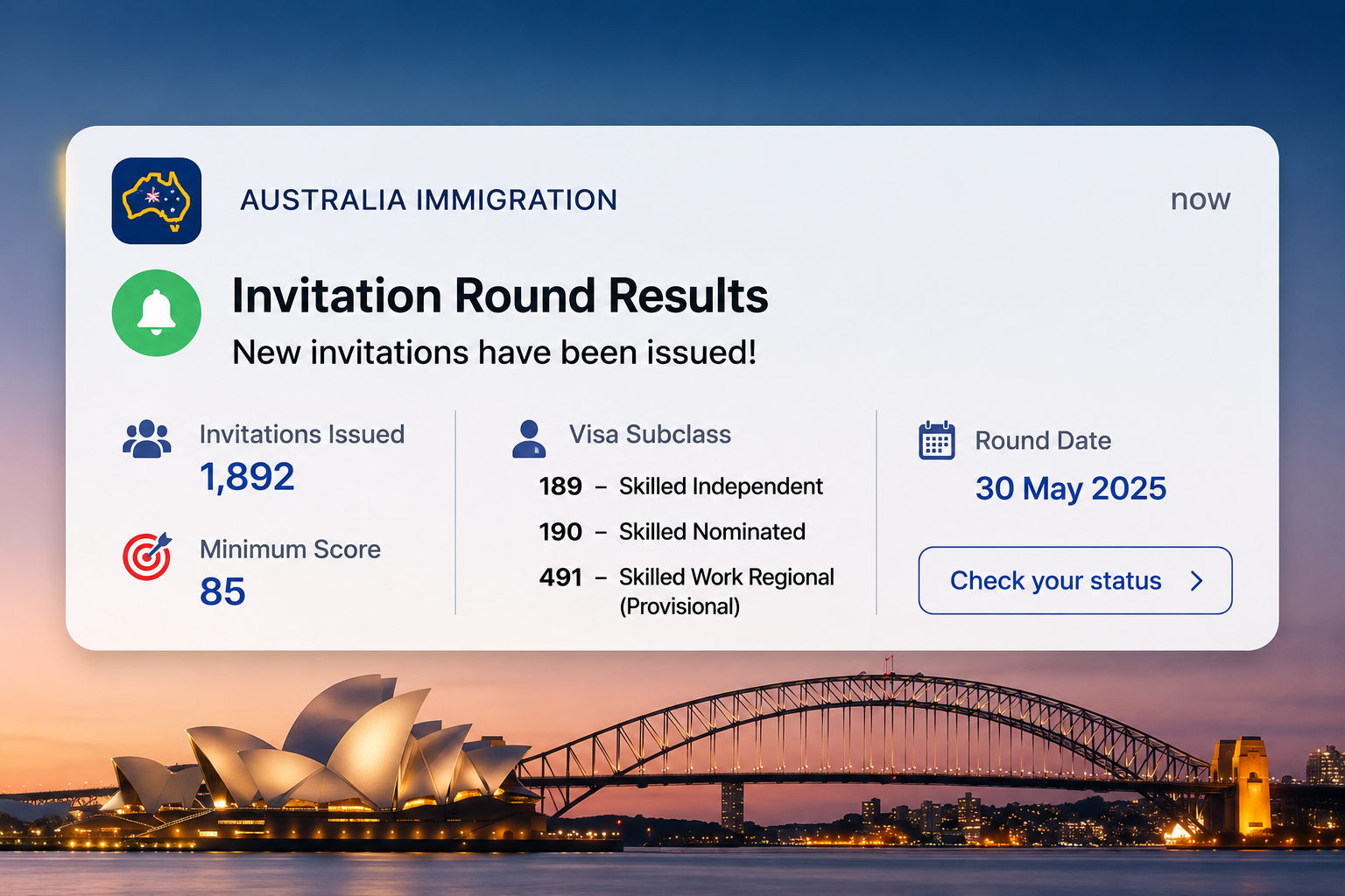 Australia PR Invitation Rounds: Are You Even in the Pool to Be Selected